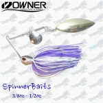 Spinnerbaits Violeta/White