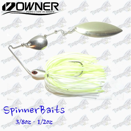 Spinnerbaits white/chartreuse