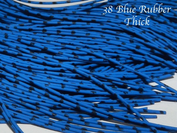 38 Rubber Blue Thick