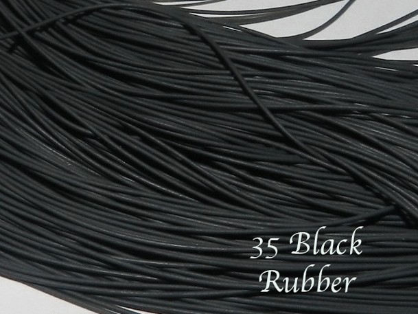 35 Black Rubber